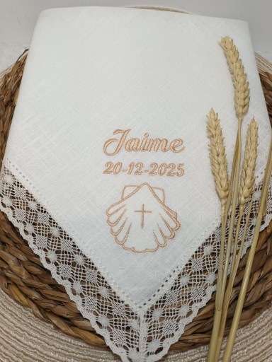 Pañuelo Bautizo Concha y Cruz 818 [1]