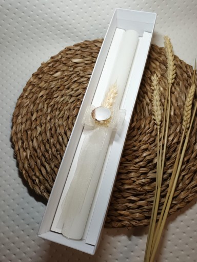 Vela Bautizo Concha/Trigo 14