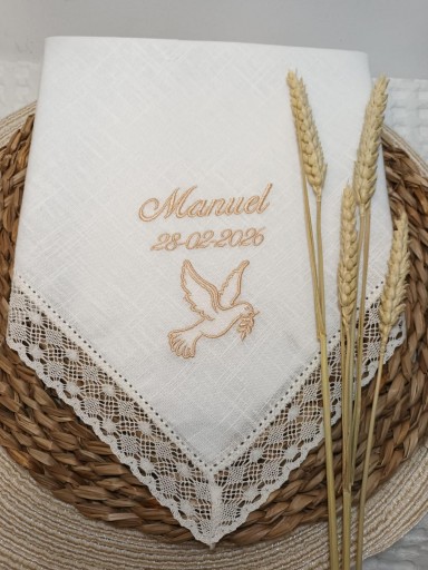 Pañuelo Bautizo Paloma 818.