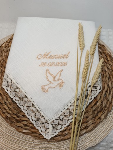 Pañuelo Bautizo Paloma 818. [1]