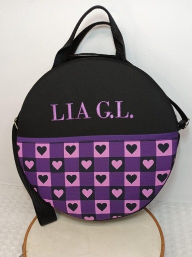 Funda Pandereta Corazones. [2]