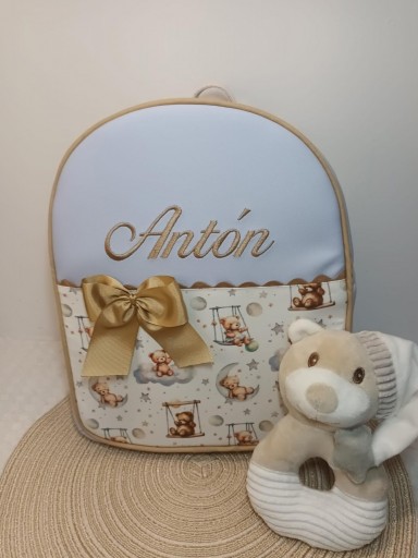 Mochila Osito en el Columpio.