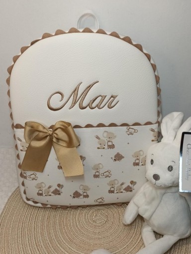 Mochila Ositos camel