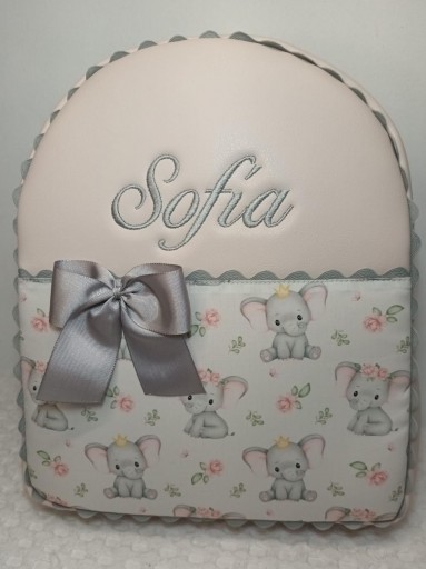 Mochila Elefantes rosa. [1]