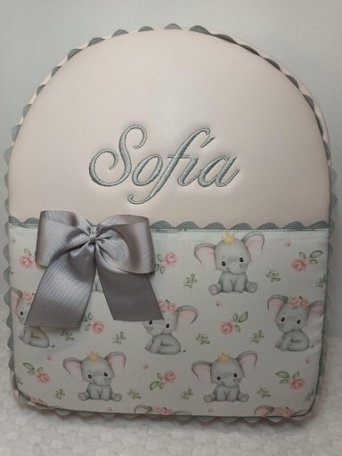 Mochila Elefantes rosa. [3]