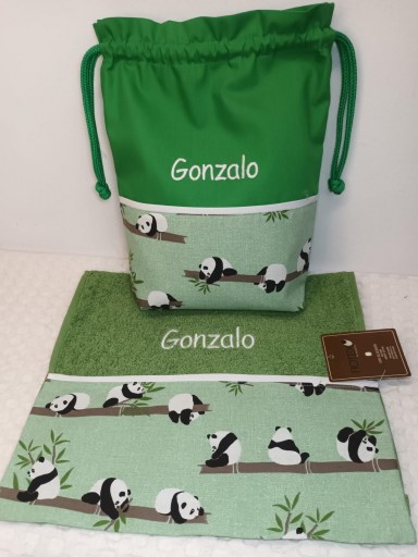 Toalla - Bolsa Pandas [3]