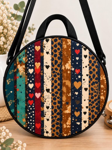 Funda Pandereta Camuflaje y Corazones  [1]