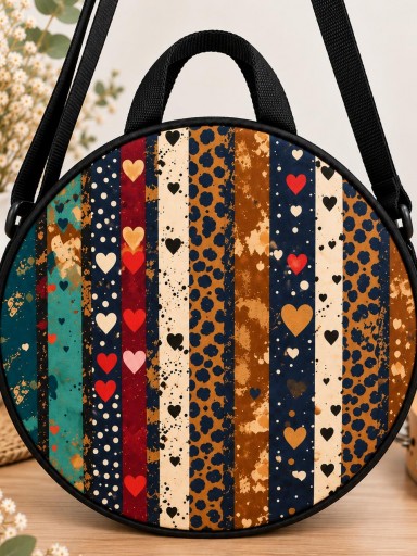 Funda Pandereta Camuflaje y Corazones  [3]