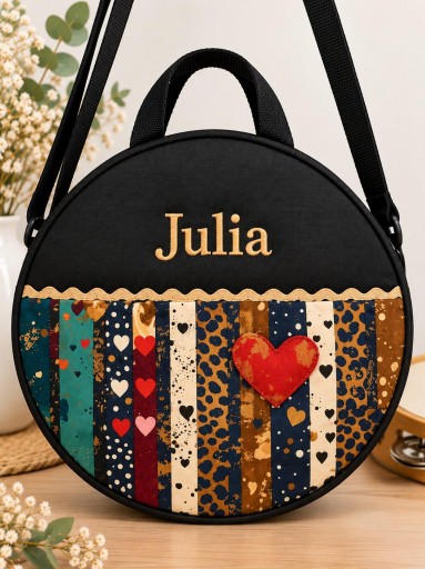 Funda Pandereta Camuflaje y Corazones  [0]