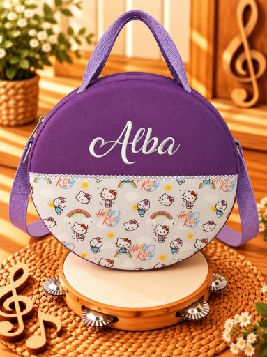 Funda Pandereta Hello kitty