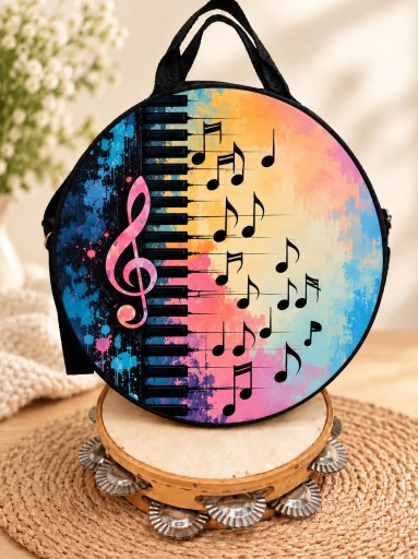 Funda Pandereta  Piano & Notas. [1]