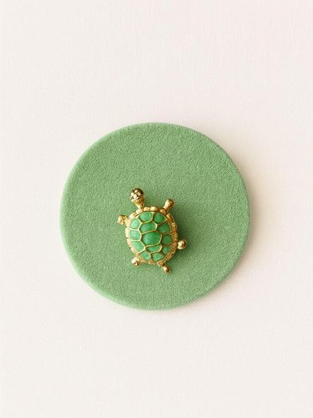 Anillo Tortuga Verde