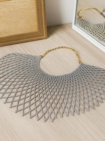 Collar Larg Plata