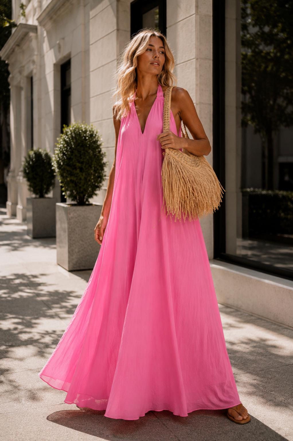 Vestido Amalfi Rosa