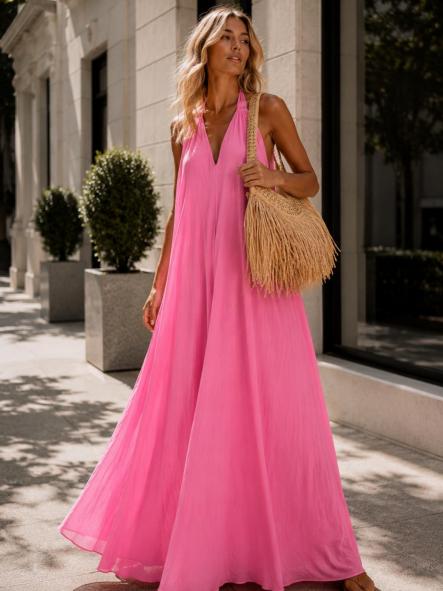 Vestido Amalfi Rosa