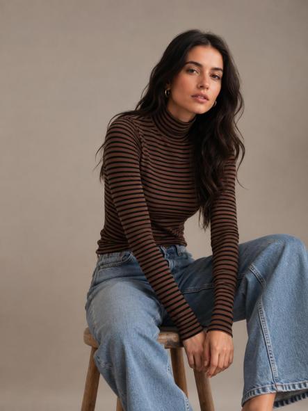 Camiseta Alexia Marrón  [0]
