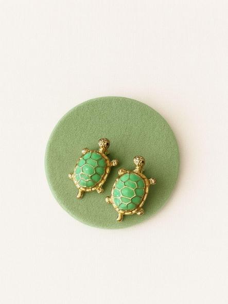 Pendientes Tortuga Verde  [0]
