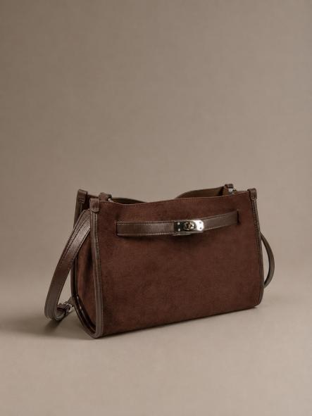 Bolso Olsette Serraje Chocolate [2]