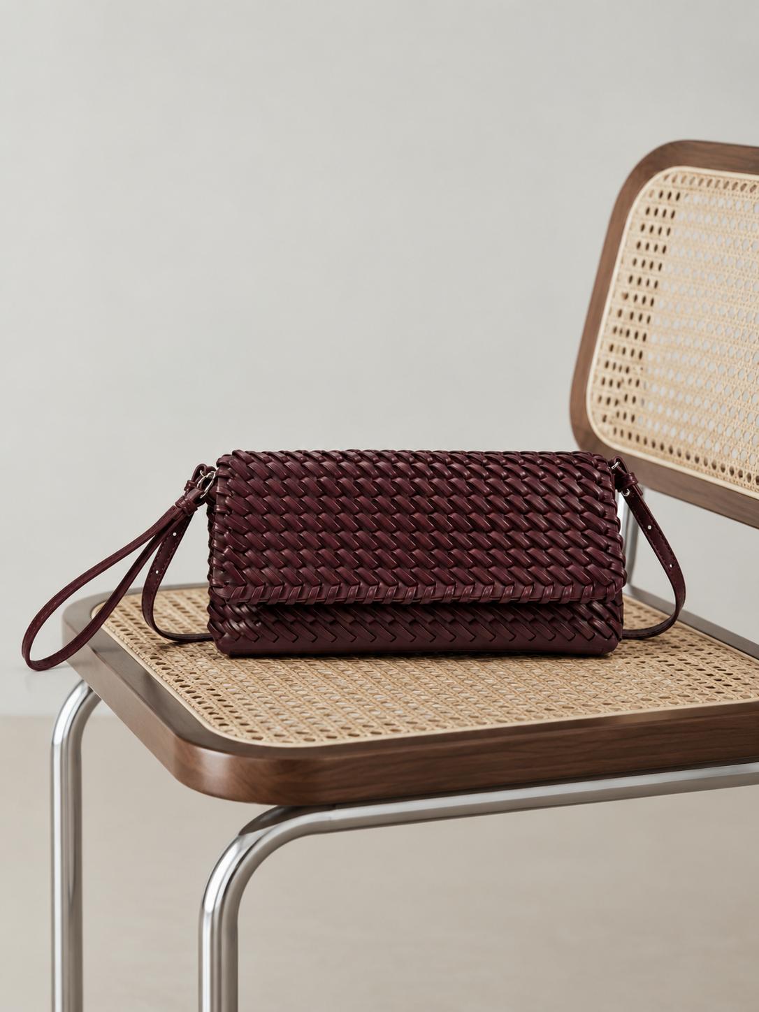 Bolso Trenzado Low Expresso