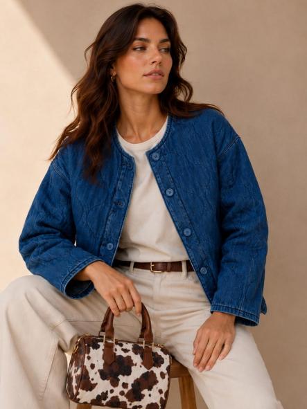 Chaqueta Anna Azul Oscuro  [0]
