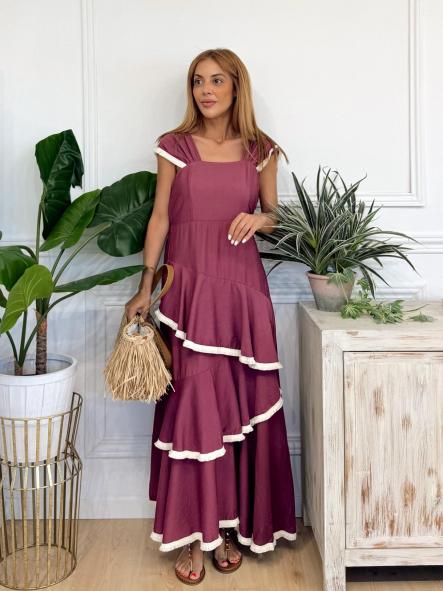 Vestido Alía Morado