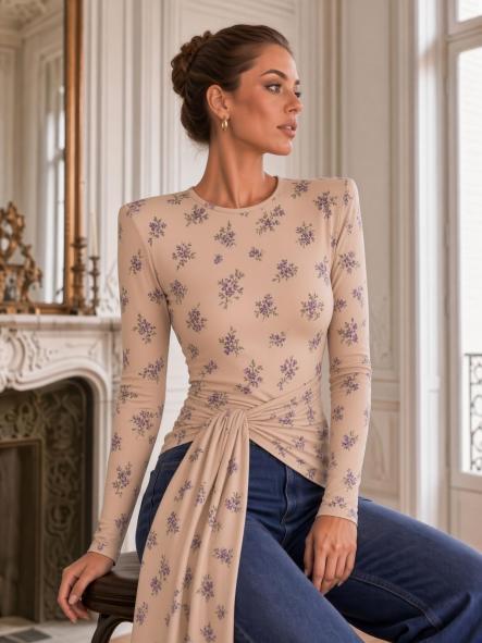 Camiseta Viona Beige   [0]