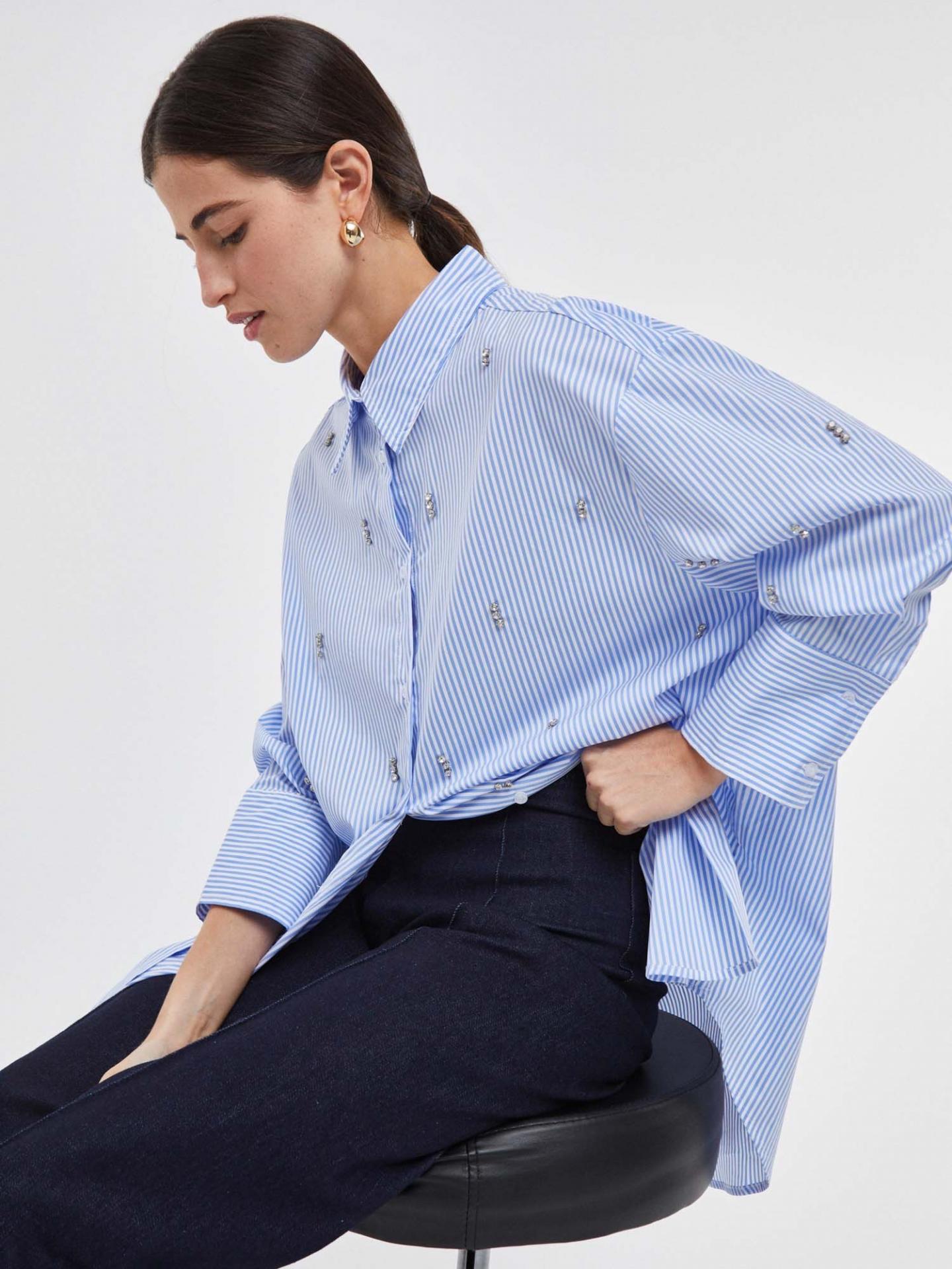 Camisa Pedrería Azul