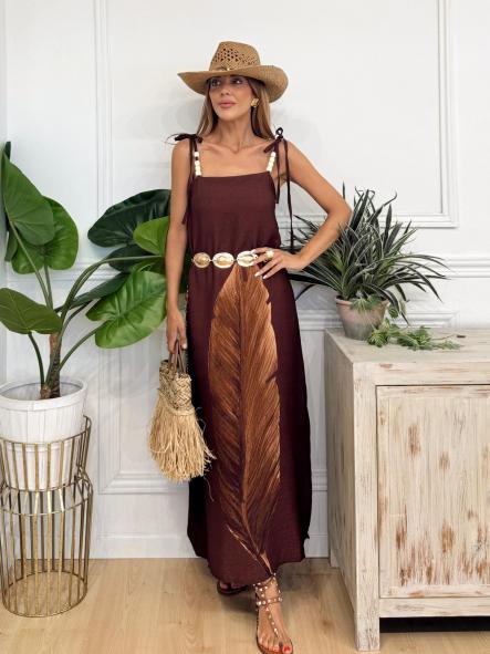 Vestido Loob Chocolate
