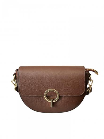 Bolso Piel Chocolate