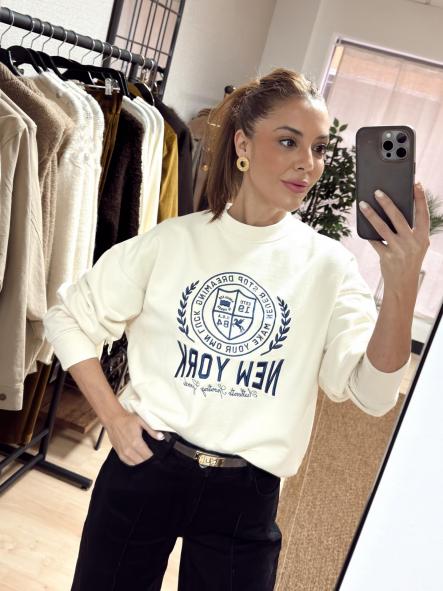 Sudadera York Crudo [0]