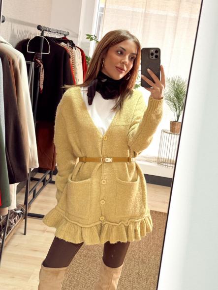 Cardigan Napoli Mostaza  