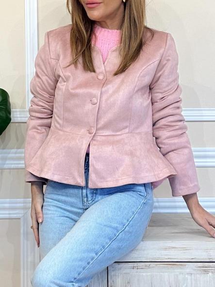 Chaqueta Teora Rosa Palo