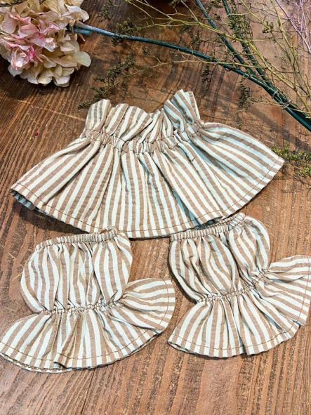 Conjunto Cuello y Puños Camel