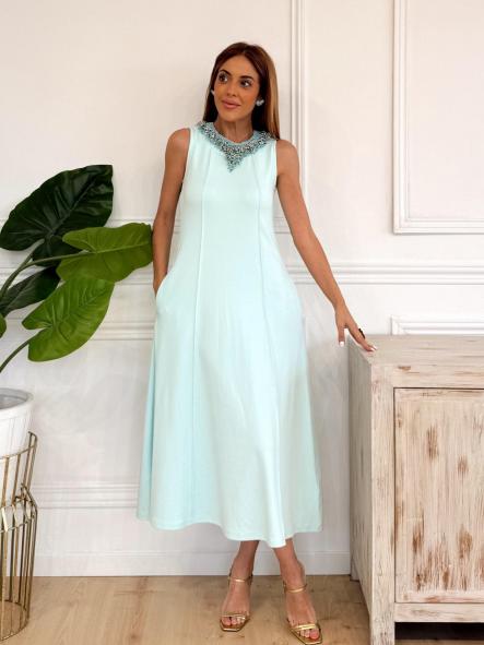 Vestido Clara Azul
