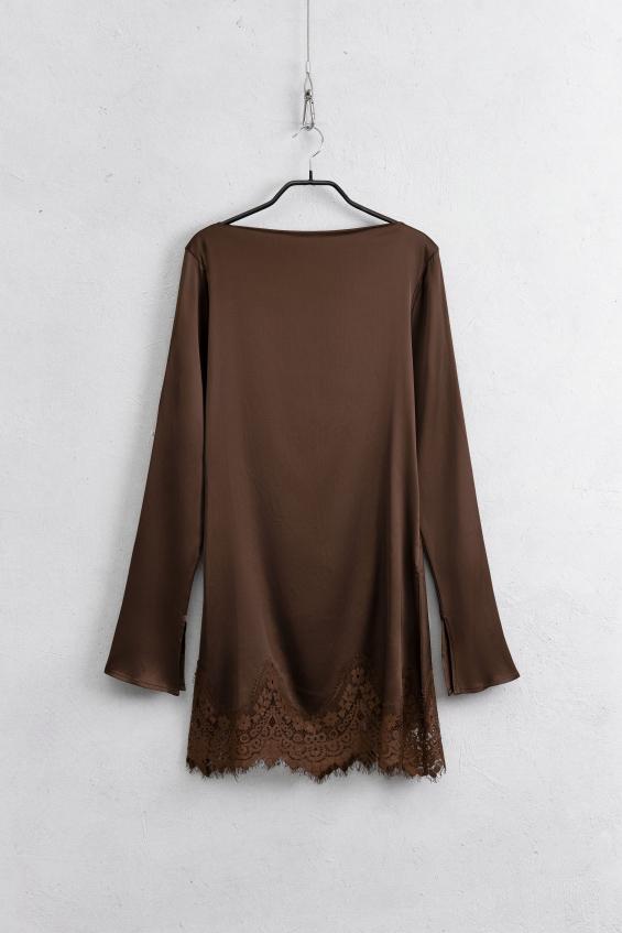 Vestido Delicia Marrón
