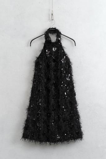 Vestido Chris Halter Negro [0]