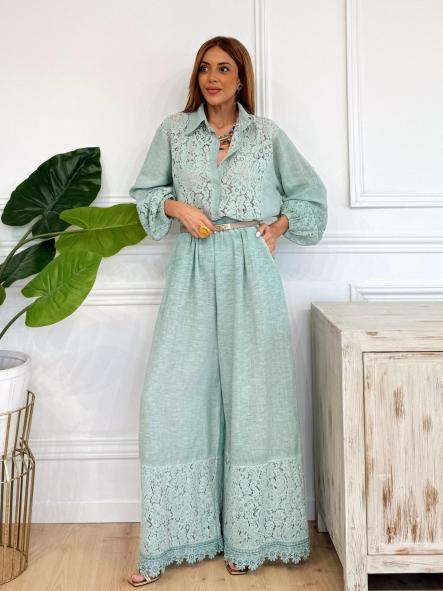 Camisa Cádiz Verde Mint [2]