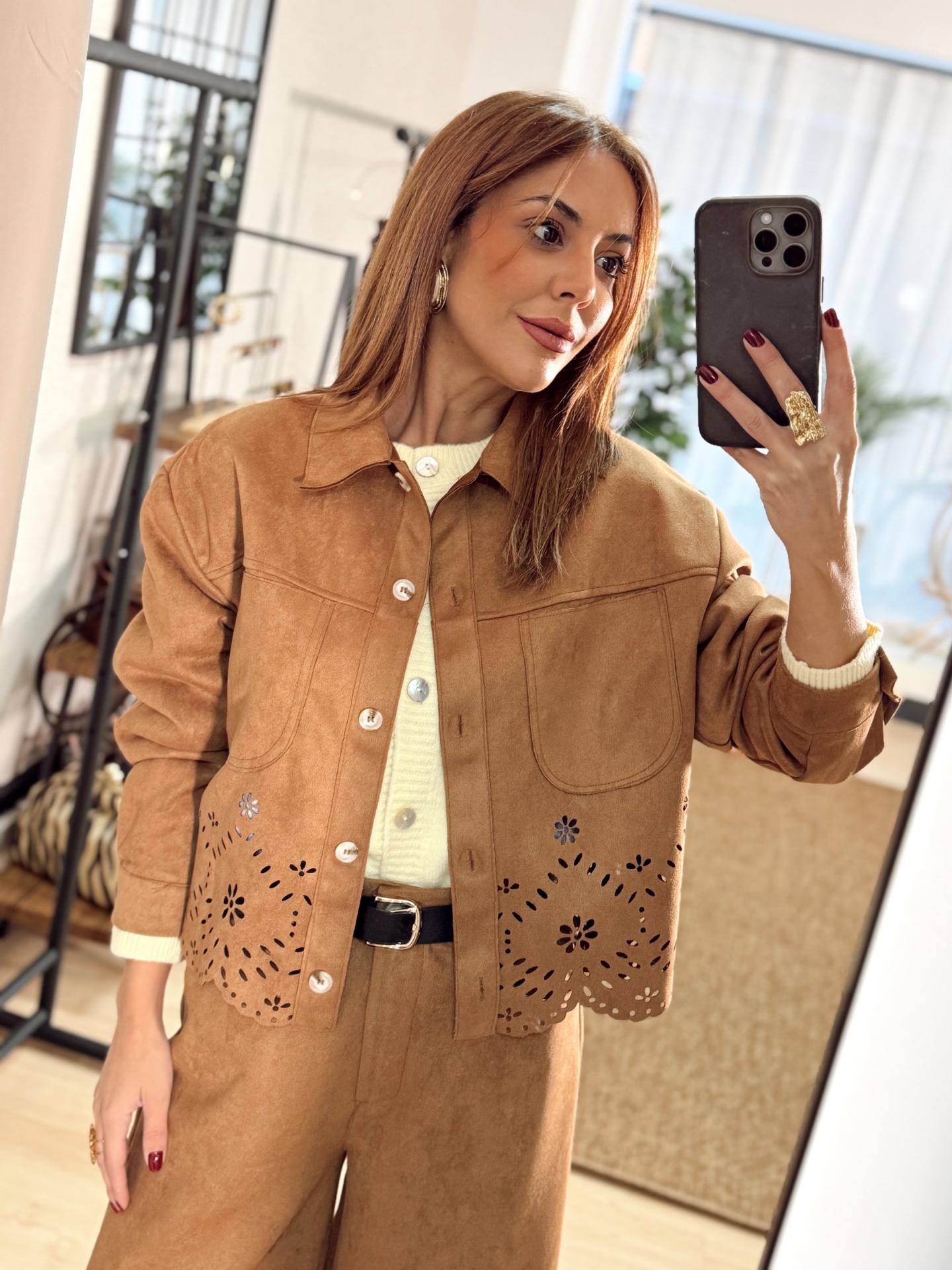 Chaqueta Olmos Camel