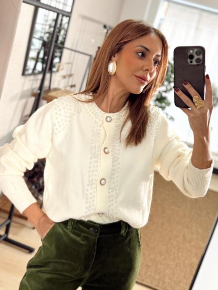 Cardigan Nemesis Crudo 