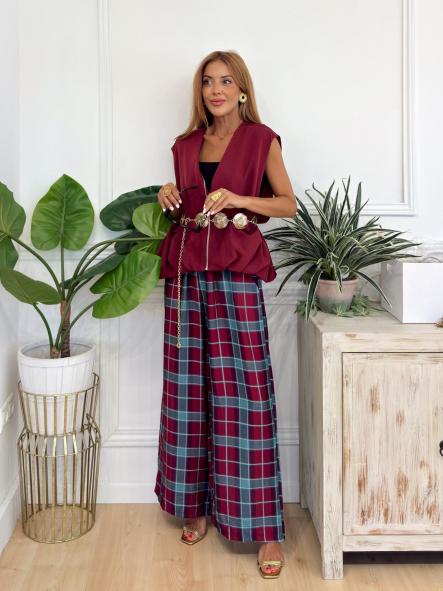 Pantalón Viena Burgundy 