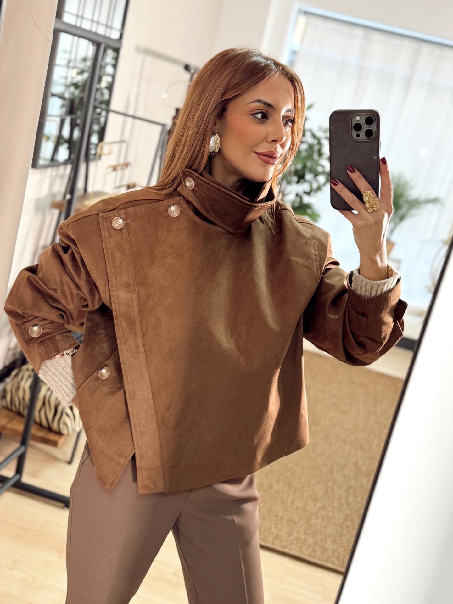 Cazadora Liupita Marrón