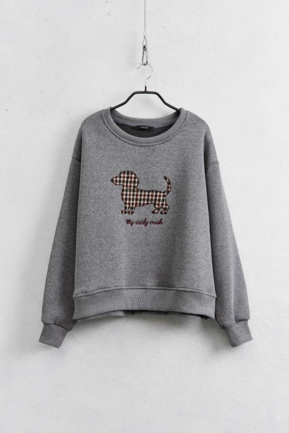 Sudadera Dog Gris