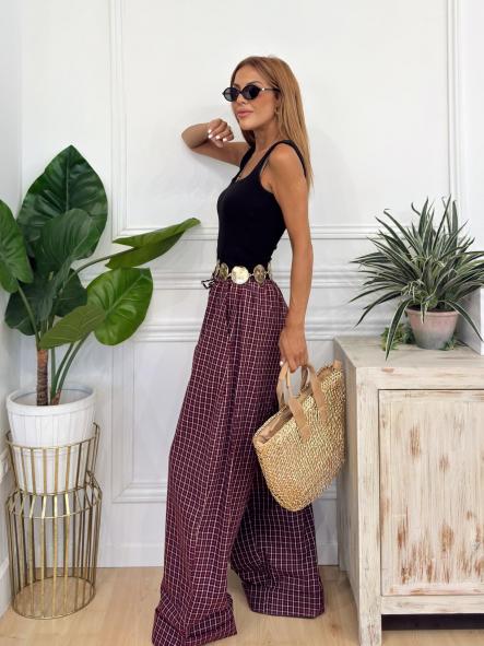 Pantalón Cuore Burdeos