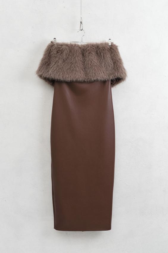 Vestido Meghan Marrón