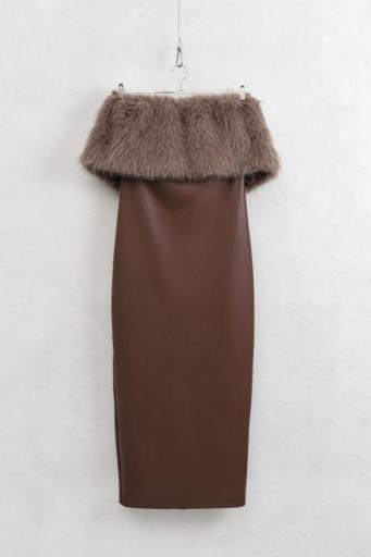 Vestido Meghan Marrón 