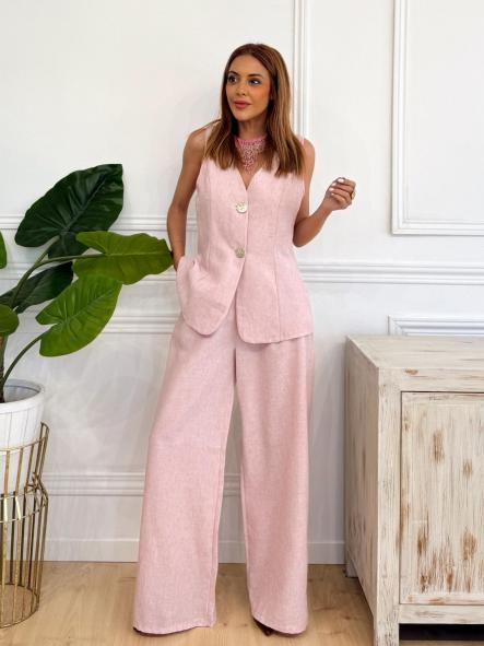 Conjunto Leia Rosa
