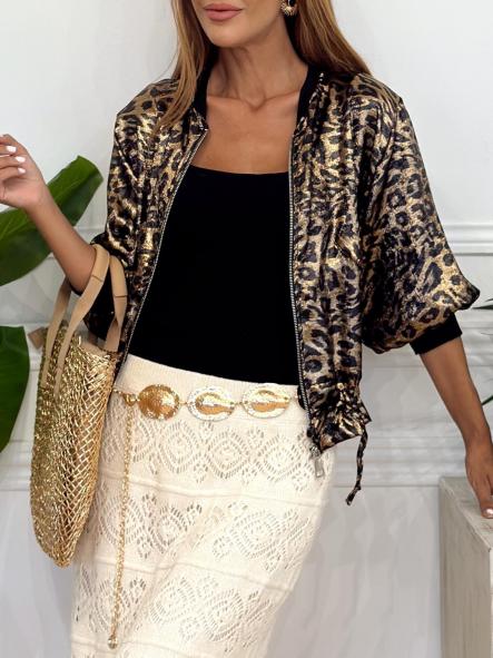 Bomber Addíe Dorado Fuerte