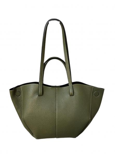 Bolso Piel Verde [0]