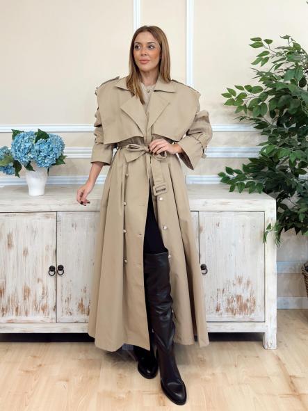 Gabardina Calisa Camel