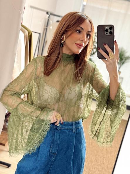 Camisa Reina Verde [0]